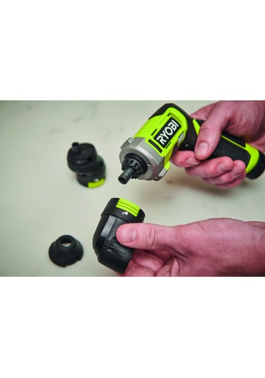 Ryobi RSD4-120TA2 4 V Akülü Tornavida - Köşe + Ofset Başlık Seti