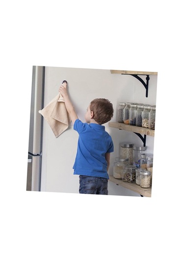 Yaleker 3 Adet Abs Cam Silikon Klipsli Duvar Kanca - Evcil Yıkama, Mutfak, Banyo İçin Deliksiz, Dayanıklı, Kolay Kurulum Gümüş