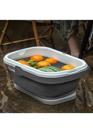 Wondernest Su Sepetli Katlanabilir Piknik Sepeti, Kahve Masası Fonksiyonlu, Çok Amaçlı Kullanım - Km 12cm