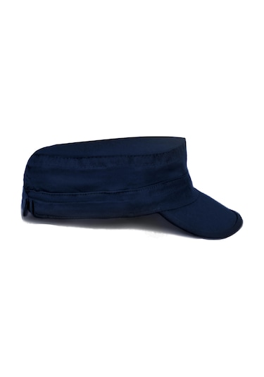 Eke Tekstil Lacivert Castro Yazlık Keten Şapka - Unisex Lacivert