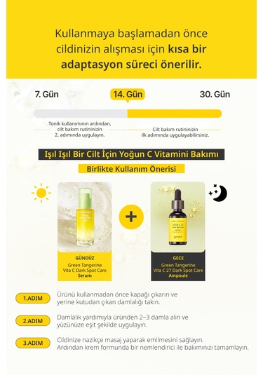 Goodal Green Tangerine Vita C 27 Dark Spot Care Ampoule