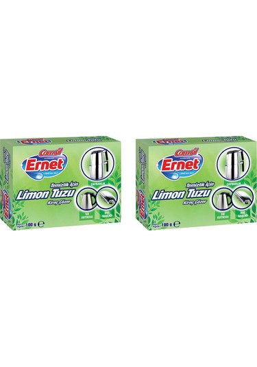Ernet Temizlik İçin Limon Tuzu 2 X 100 G 2'li Set