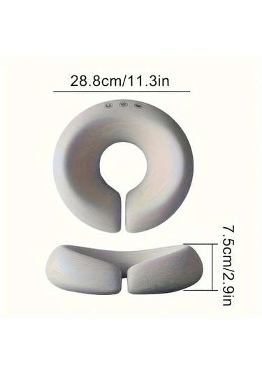 Honeybeeshop Gri Ayarlanabilir Masaj Yuz Yastigi Yatak Icin Rahat Bas Destegi Polyester Sunger 28 7cm X 7 37cm