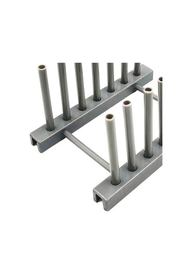 Gri Plaka Rafı Çok Amaçlı Hızlı Drenajlı Plastik Mutfak İçin Mükemmel Çatlama Kasesini Önler