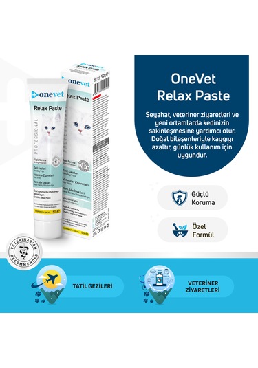 Onevet Relax Paste Macun 50 Gr Stres Ve Anksiyete Azaltıcı