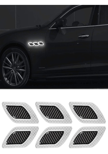 Araç Kaput Sticker Oto Reflektör Yapıştırıcı Oto Aksesuar