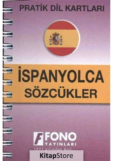 Pratik Dil Kartları İspanyolca Sözcükler- Fono Yayınları