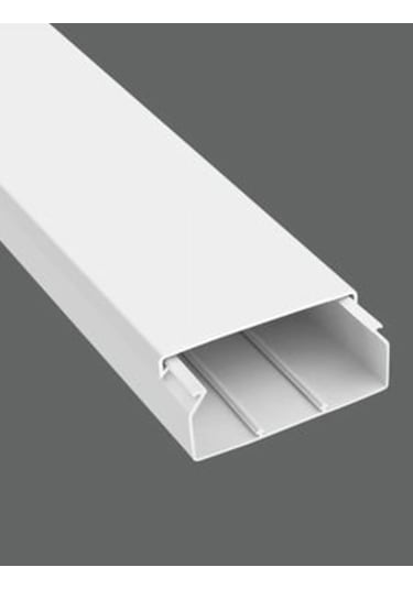 Mutlusan 100X40 Mm Kablo Kanalı Priz Takılır Beyaz 24 Metre Koli