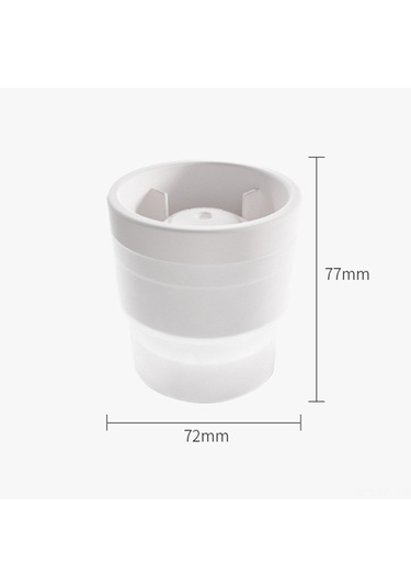 Dofolink Ev Kullanıma Silikon Buzluk Mouldu - Leak Proof, Yemek Kalitesi Materyal, Mutfak/restoran Uygun, Pembe, 77x72mm Çok Renkli