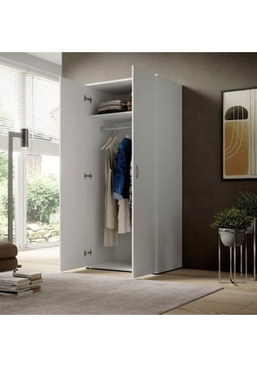 Ada Giyinme Dolabı - Çok Amaçlı Dolap - Gardırop 80 Cm