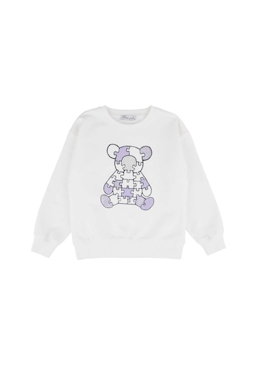 Bestkids Kız Çocuk Baskılı Sweatshirt Bb23kk12211 001