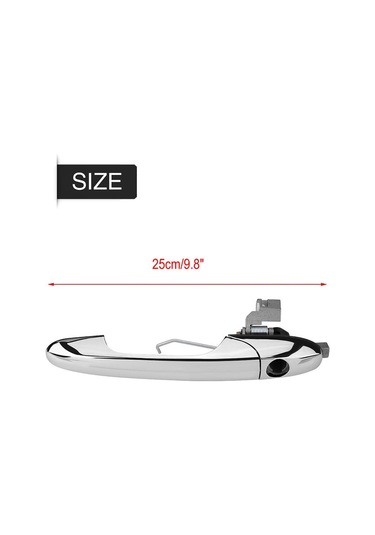 Fiat 500 2 İçin 1 Adet Sol Sürücü Tarafı Dış Dış Kapı Kolu