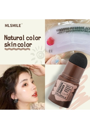 Mlsmıle Kaşlar, Su Geçirmez, Terleme Önleyici, Tembel Makyaj Pudra Pudra Plove Kaş Fırçası Seti Saç Çizgisi Farı Pudra 04