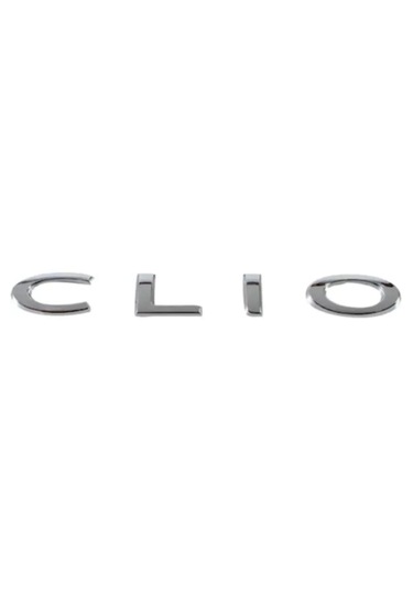 Clıo3 Arka Clıo Bagaj Yazısı Krom