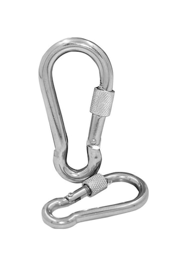 Periboia Karabina Kilitli Galvaniz Çelik 5x50 Mm 2 Adet Çok Renkli