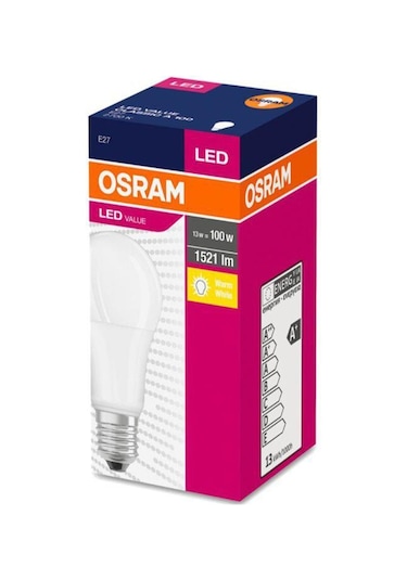 Osram 13W 100W E27 Led Ampul 2700K Sarı