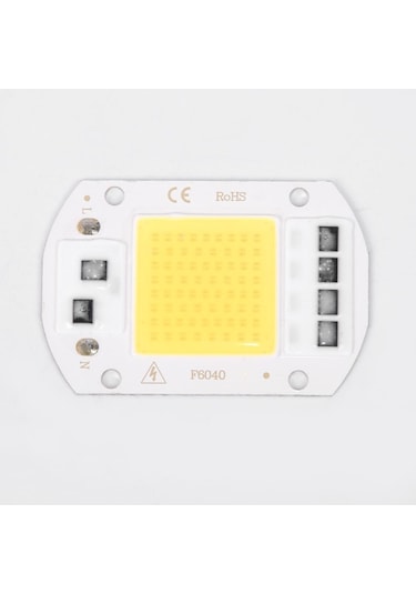 20w 30w 50w Led Projektör Cob Çip 220v Yüksek Güçlü Smd Led Çip Lamba Ampul Boncuk 50w