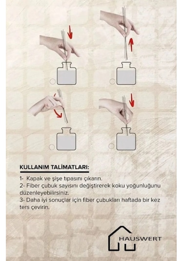 Çubuklu Oda Kokusu Beyaz Sabun 50ml Beyaz Sabun