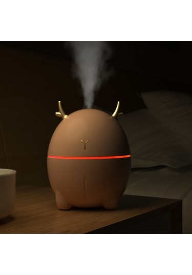 Agoodshop Geyik Tasarımı 200ml Nemlendirici Ve Aroma Difüzör - Taşınabilir Ve Güvenilir