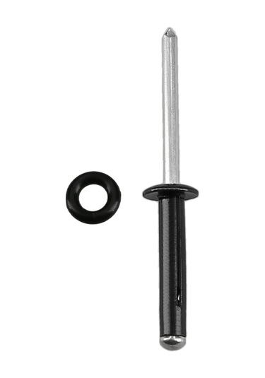 Geeroyoo Jk210313 Siyah Gümüş Çivili Fener, 20 Adet Kapak Contalı Nylon Çift Malzeme Seti