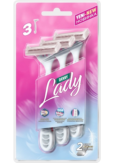 Derby Lady Platınum 2 3'lü Blister