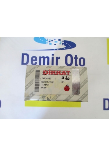 71736127 Hava Filtresi Uno 60 Opar/ricambi