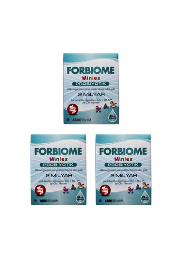 Forbiome Minies 2 Milyar Probiyotik Damla 8 Ml 3 Adet