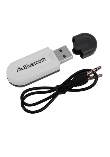 Tüm Telefonlara Bluetooth 5.0 Receiver Usb Aux Wireless Araç Kiti Telefon Müzik Dinleme