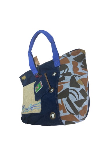 Vintage Salaş Çok Renkli Orta Boy Günlük Seyahat Gezi Omuz Çantası 36cmx34cm Lacivert Vintage Salaş Çok Renkli Orta Boy Günlük Seyahat Gezi Omuz Çantası 36cmx34cm Lacivert