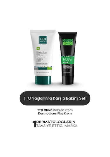Tto Yaşlanma Karşıtı Set Dermodicos Plus Kolajen Krem