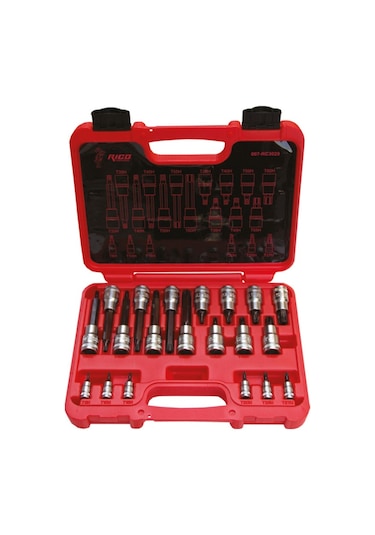Rico 1/4"&1/2" Delikli Torx Lokma Seti 20 Parça
