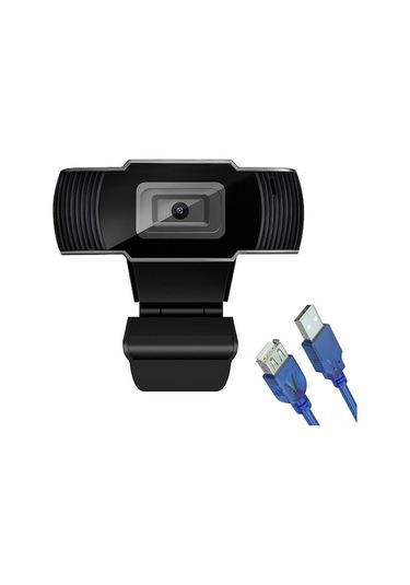 1080p Geniş Açılı Web Kamerası, Mikrofonlu, Kolay Kurulum, 1.5m Usb Kablo İle Canlı Yayın Ve Ders İçin