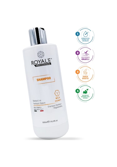 Royale Professional Milk Honey Saç Maskesi 500 ML + Şampuan 500 ML + Tarak