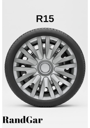 Ford Connect 15 İnç Jant Kapağı 4 Adet Gri G112 Rand