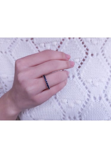 Sirius Safir Taşlı Yarım Tur Yüzük 0804R0224