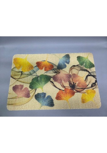 Hijyenik Kıvırcık Paspas 40x60 Cm - Islaklık Emici Kapı Önü Paspası Mavi