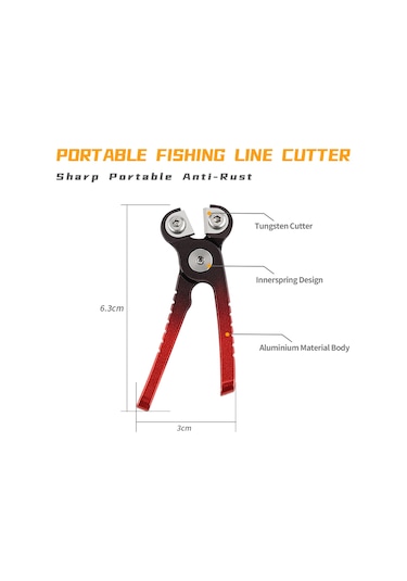 Mufunye Alüminyum Allüvyum Balık İpi Kesici Seti - Gergin İpi Kolayca Keser, Geri Çekilebilir Anahtar Zinciri İle Bel/çanta Tutucu - Hafif Ve Dayanıklı Balıkçılık Gereci