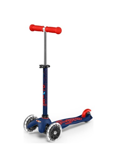 Micro Mini Deluxe Navy Blue Işıklı (LED) Scooter MMD118