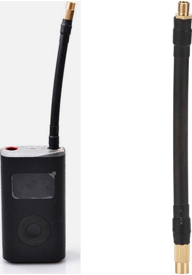Reedark Xiaomi Elektrikli Hava Pompa Uzatma Hortumu, 90 Derece Tam Kapaklı, Otomobil Bisiklet Motosiklet İçin, Kauçuk Bakır Malzeme, 16cm
