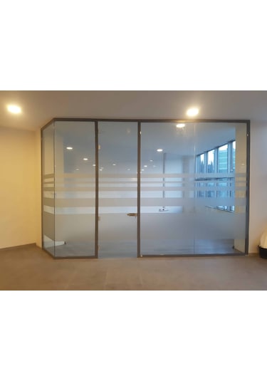 A Kalite Kumlama Buzlu Cam Folyosu 130 Micron