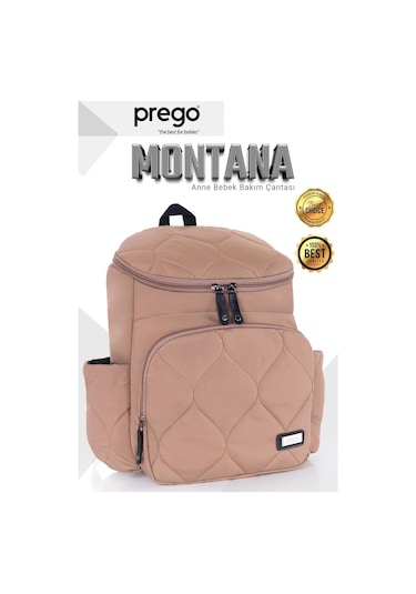 Prego Montana Bebek Bakım Çantası Camel 3084 Camel