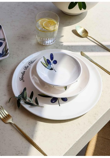 The Mia Olivos 6 Kişilik Yemek Talımı 31 Parça Set 1 Çok Renkli