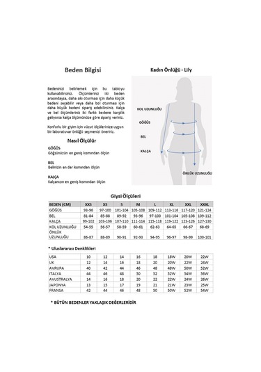 Yüksek Kalite ''lily'' Beyaz Önlük 001
