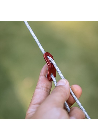 Dofolink Dayanıklı Poliester 4mm Fenerli Kamp Teli, Çadır/gölge Tutanak Sabitleyici, Rüzgar Direnci 1900n, Fs-5000 Çok Renkli