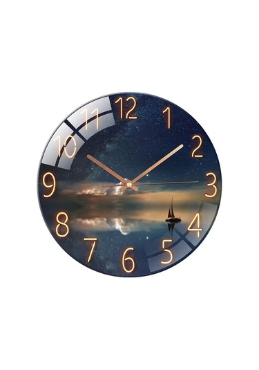 Goldenqian Duvar Saati 6f283p ÇOk Renkli