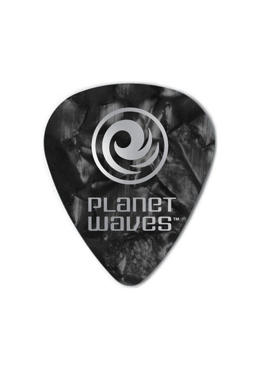 Planet Waves 1cbkp4-100 Selüloit Pena Black Pearl Medium 100'lü Paket Siyah Sedefli - Dengeli - Ekonomik