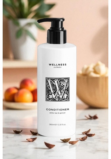 Wellness Exclusive White Tea & Apricot Shampoo 380 ML + Conditioner 380 ML + Shower Gel 380 ML + Hand Wash 380 ML + Hand & Body Lotion 380 ML
