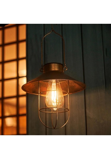 Suntek Teras Çim Için Asma Çubuk Dış Işıklar Ile Bronz Bronz