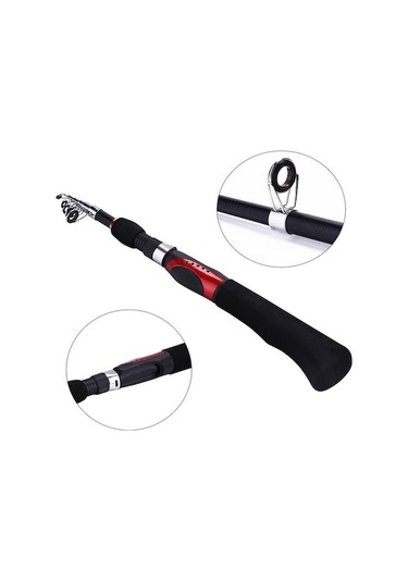 Novahub Teleskopik Olta 1.6m Mini Taşınabilir Karbon Ultra-hafif Seyahat Olta