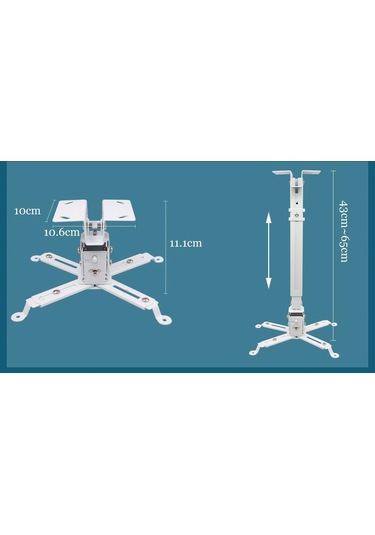 Exeo Teleskopik Projeksiyon Tavan Montaj Askı Aparatı